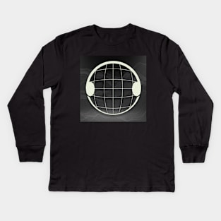 Logo in Black Kids Long Sleeve T-Shirt